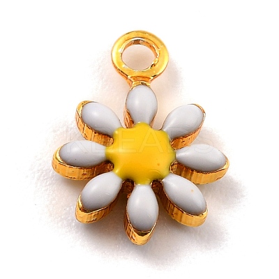 Brass Enamel Charms KK-K260-03G-RS-1