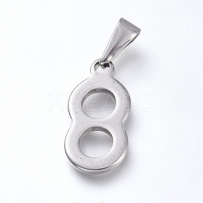 Non-Tarnish 304 Stainless Steel Pendants STAS-L210-05A-P-1