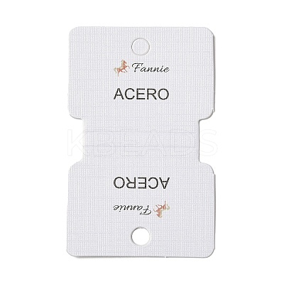Fold Over Paper Jewelry Display Cards CDIS-M005-25-1