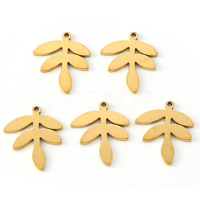 PVD Vacuum Plating 304 Stainless Steel Pendants STAS-N092-73G-1