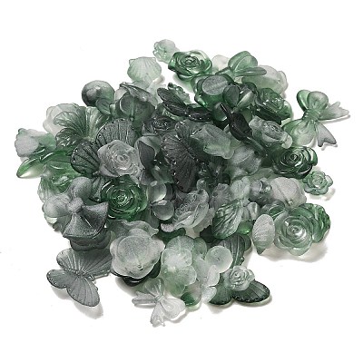 Transparent Acrylic Beads OACR-H039-04A-1