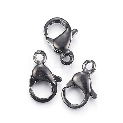304 Stainless Steel Lobster Claw Clasps X-STAS-H353-B-02B-1