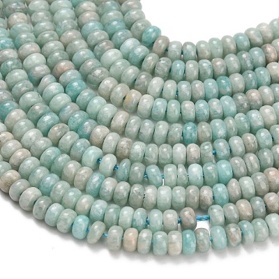 Natural Amazonite Beads Strands G-Z110-B40-2x4mm-1