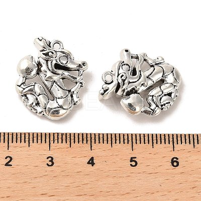 Tibetan Style Alloy Pendants FIND-C043-056AS-1