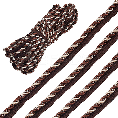 12.5M Polyester Twist Lip Cord Trim SRIB-WH0011-147D-1