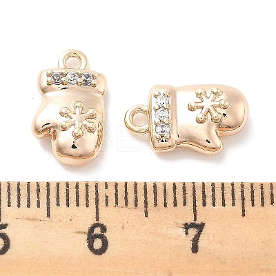 Micro Pave Clear Cubic Zirconia Pendants KK-M102-07G-1