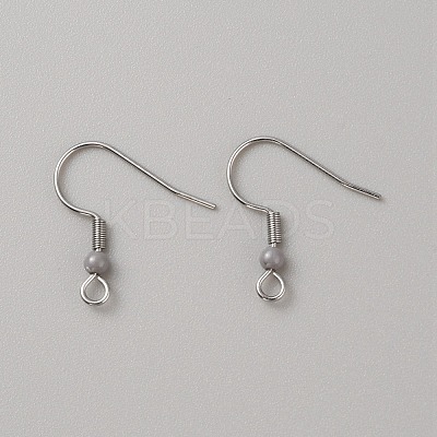 304 Stainless Steel Earring Hooks STAS-WH0027-64P-11-1