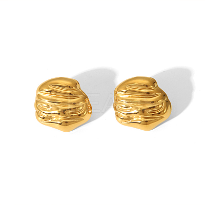 Autumn Winter High-End 304 Stainless Steel Stud Earrings for Women MR8055-3-1