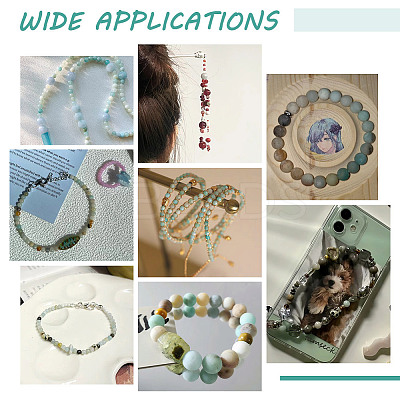 Natural Frosted Flower Amazonite Round Beads G-NB0005-34A-1