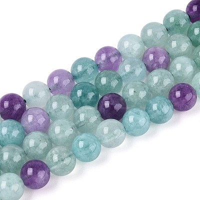 Natural Quartz Beads Strands G-T144-8mm-10C-1
