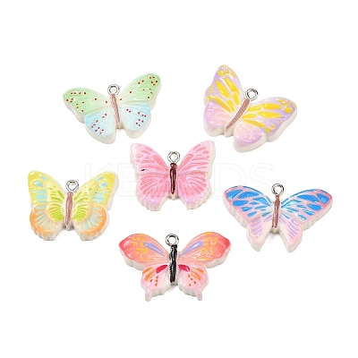Opaque Resin Pendants RESI-I351-01P-1