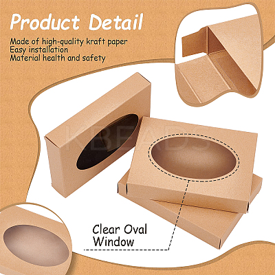 Rectangle Foldable Creative Cardboard Boxes CON-WH0081-34A-1