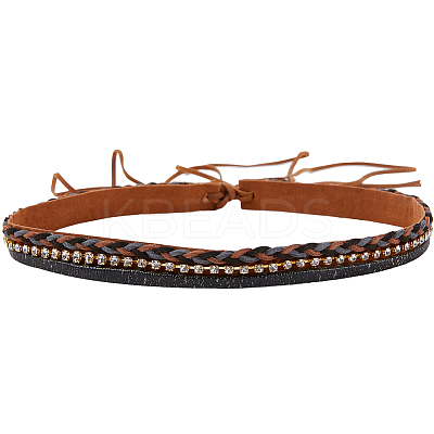 Crystal Rhinestone Southwestern Cowboy Hat Belt DIY-WH0401-99-1