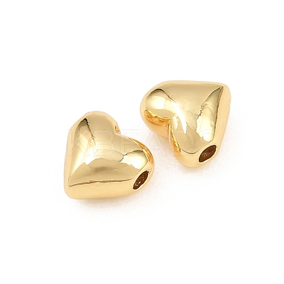 Valentine's Day Brass Beads KK-H292-51C-G-1