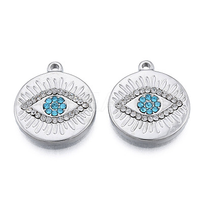304 Stainless Steel Pendants STAS-N098-178P-1