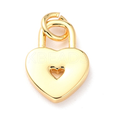 Brass Enamel Pendants KK-M218-11B-RS-1