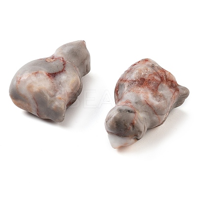 Natural Netstone Carved Figurines DJEW-L023-B08-1