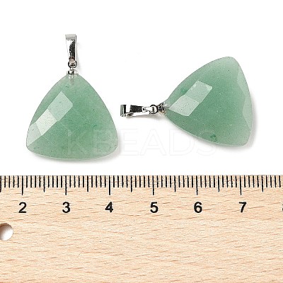 Natural Green Aventurine Pendants G-L614-D04-P03-1