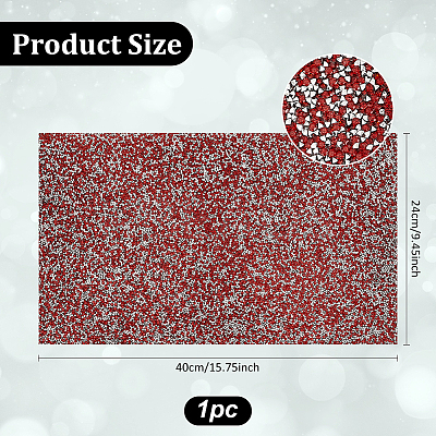 Rectangle Plastic Hotfix Rhinestone DIY-WH0349-339D-1