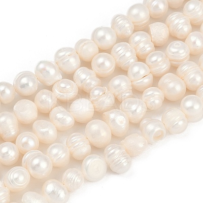 Natural Cultured Freshwater Pearl Beads Strands PEAR-I007-07Y-11A-1
