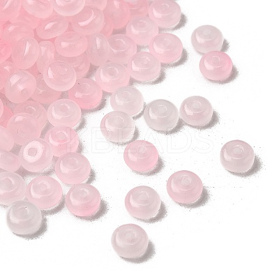 Baking Paint Imitation Jade Glass Beads DGLA-C005-A01-3x6mm-11-1