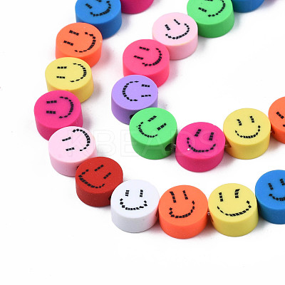 Handmade Polymer Clay Beads Strands CLAY-N008-049-1