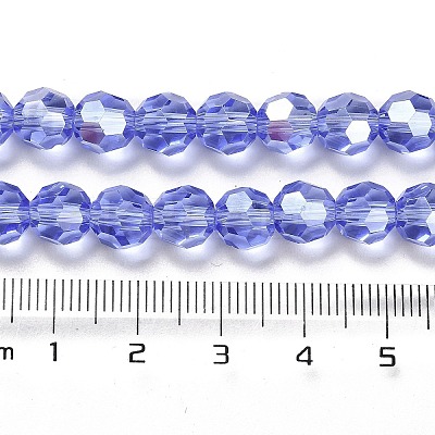 Transparent Glass Beads EGLA-A035-T8mm-B14-1