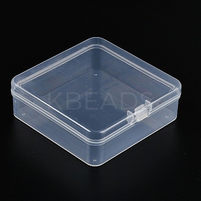Plastic Bead Containers with Hinged Lid CON-Z007-04B-1