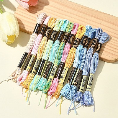 6-Ply Polyester Embroidery Floss OCOR-FZ0001-01J-1