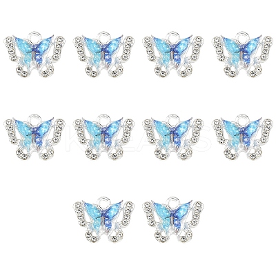 10Pcs Alloy Pendants FIND-YW0009-29E-1