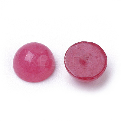 Natural White Jade Cabochons LS-X-G-R416-6mm-52-1