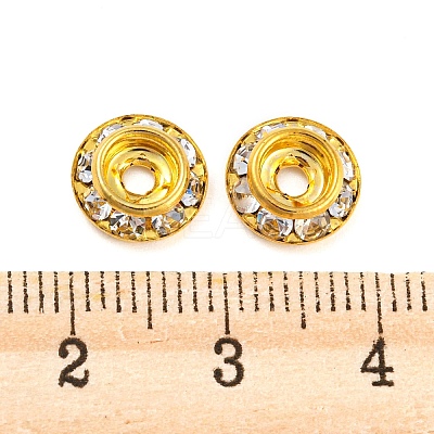 Brass Crystal Rhinestone Beads RB-F035-06A-1