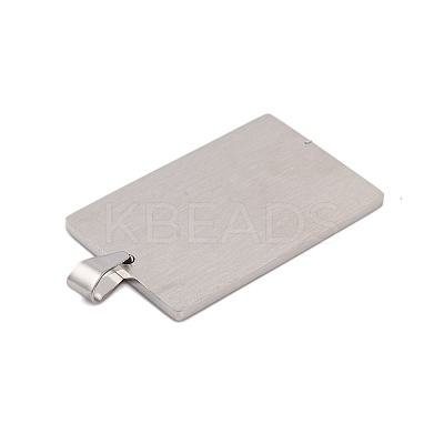 Non-Tarnish 304 Stainless Steel Pendants STAS-K283-06P-1