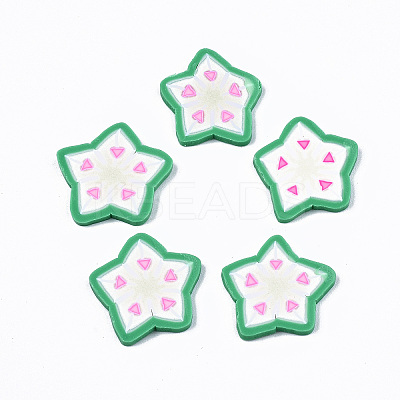 Handmade Polymer Clay Cabochons CLAY-T016-18B-1
