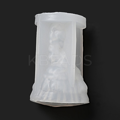 DIY 3D Goddess Girl with Animal Figurine Statue Silicone Molds LS-DIY-G081-01D-1
