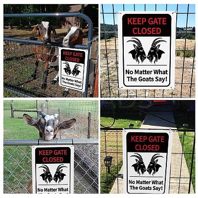 UV Protected & Waterproof Aluminum Warning Signs AJEW-WH0111-F-08-1