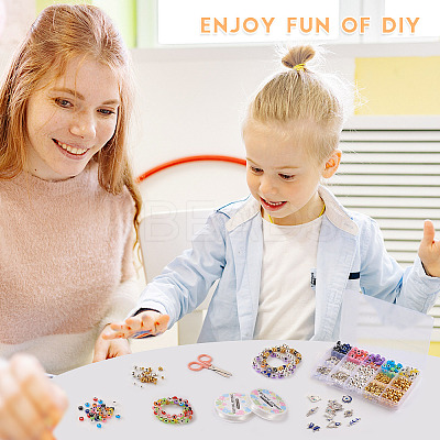 DIY Evil Eye Bracelet Making Kit DIY-TA0004-41-1
