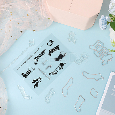 1 Sheet Silicone Clear Stamps DIY-GF0007-04-1