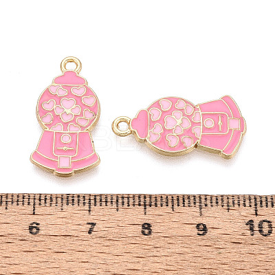 Alloy Enamel Pendants ENAM-T024-12B-G-1
