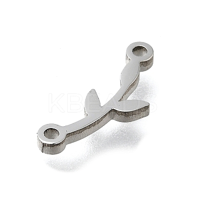 304 Stainless Steel Connectors Charms STAS-U041-06P-1