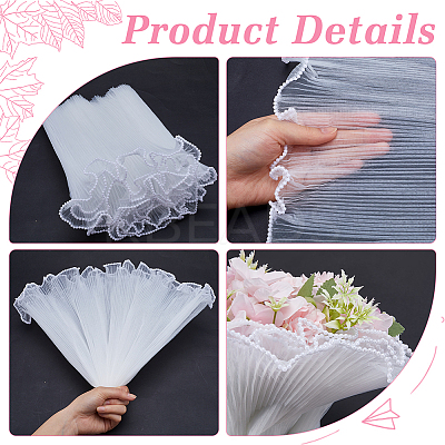 2 Bags Organza Flower Wrapping Bouquet Paper DIY-GF0009-26A-1