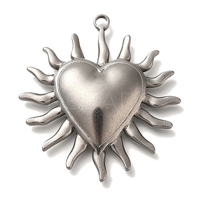 304 Stainless Steel Pendants STAS-H223-15AS-02-1