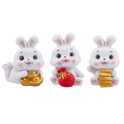 3Pcs 3 Style Resin Display Decoration DJEW-DC0001-01-1