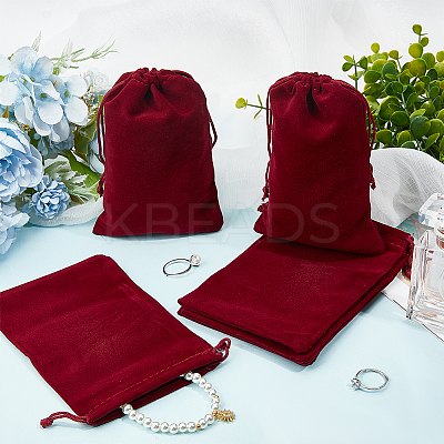 20Pcs Rectangle Velvet Drawstring Pouches TP-BBC0001-03A-01-1