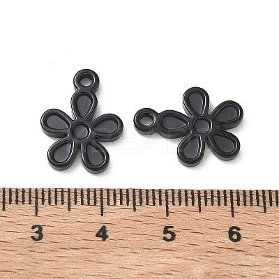 304 Stainless Steel Pendant Cabochon Settings for Enamel STAS-H240-35EB-01-1