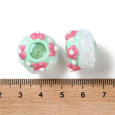 Opaque Acrylic Beads ACRC-H001-01B-1