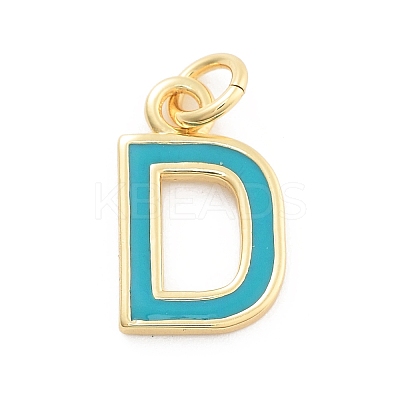 Rack Plating Brass Pendants KK-C065-03D-G-1