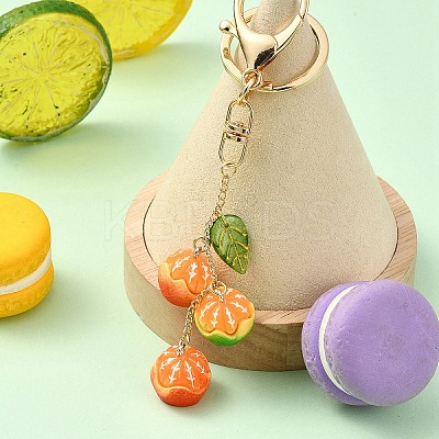 Orange Resin Keychain KEYC-YW00139-01-1
