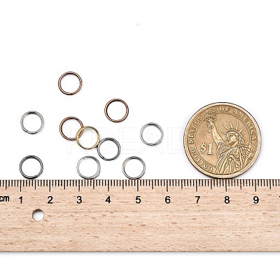 Mixed Color Iron Split Rings JRD8MM-M-1