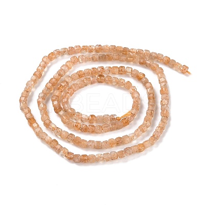 Natural Sunstone Beads Strands G-K315-A06-1